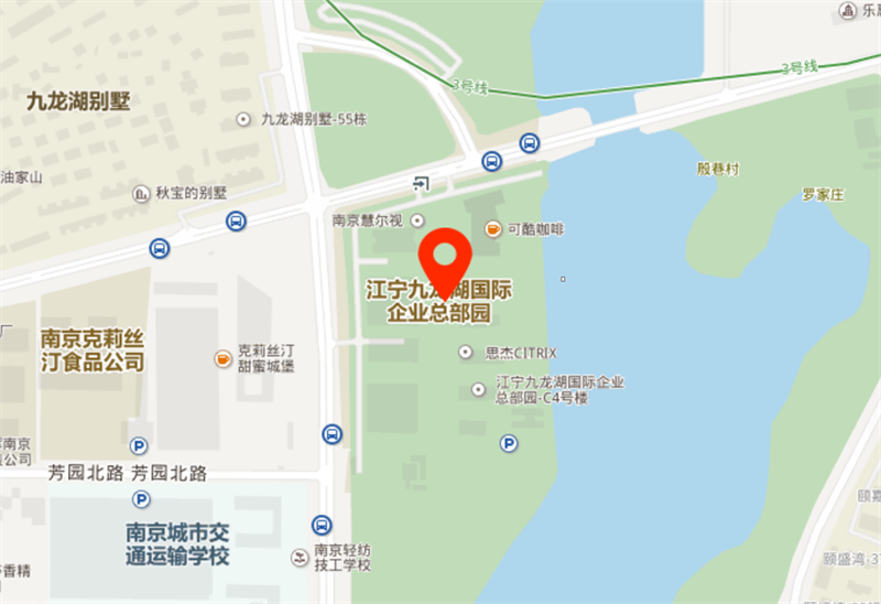 江宁九龙湖国际企业总部园地图位置